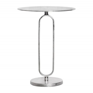 Masuta laterala din aluminiu Elegance 60cm argintiu - Img 4