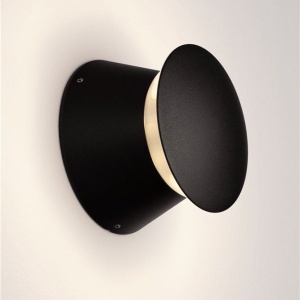 Mini Aplica perete exterior, Protectie IP65, RAY negru