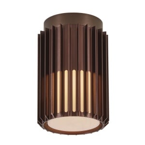 Mini Plafoniera exterior design nordic IP54 Aludra seaside maro