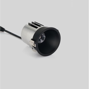 Mini Spot incastrabil LED 10W 2700K Sanco negru - Img 3