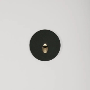 Mini Spot LED incastrabil ambiental IP65 Pyrenees, negru 2700K