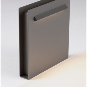 Mini Stalp de exterior LED 2700K, IP67 RECTO H-23cm gri inchis - Img 8