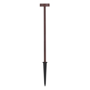Mini Stalp LED cu tarus, iluminat exterior modern IP65 KIKO corten 24V