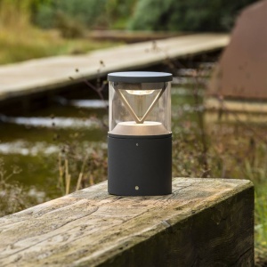 Mini Stalp LED iluminat exterior simetric 360º wide IP65 RUSH 25cm 4000K