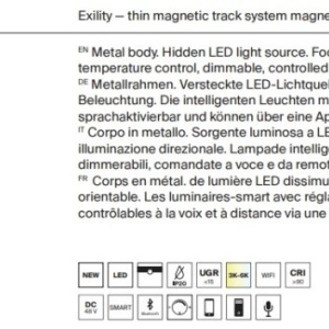 Modul LED, accesoriu pentru sina magnetica Exility, Points Smart 18W 132283 universul-luminii.ro