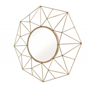 Oglinda de perete decorativa Diamond 90cm, alama