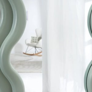 Oglinda de perete design modern CURVY 160cm, verde salvie A-43160 VC - Img 7