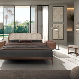 Oglinda decorativa design LUX Oval Walnut - Img 8