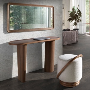 Oglinda decorativa design LUX Rectangular Walnut - Img 4