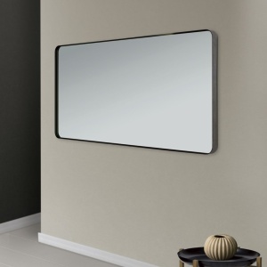 Oglinda decorativa design modern CARLO negru 152-76cm - Img 3