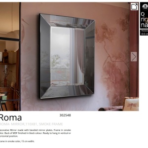 Oglinda decorativa moderna Roma 110x81cm - Img 6