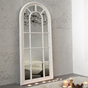 Oglinda design fereastra romantic Shabby Chic Castillo 140cm - Img 5