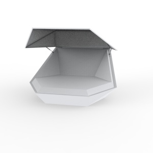 Pat de zi cu parasolar design modern premium lounge FAZ - Img 13