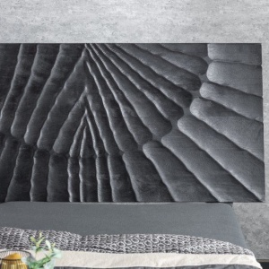 Pat dublu din lemn de mango Scorpion 180x200cm, negru - Img 3