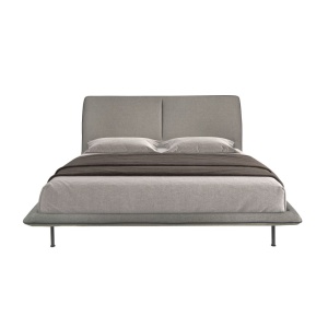 Pat dublu tapitat design LUX Dark grey 180x200cm - Img 5