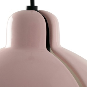 Pendul cu abajur ceramic realizat manual VENICE 200, roz 161433 universul-luminii.ro