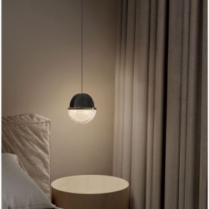 Pendul decorativ LED 2700K DORIN negru - Img 2