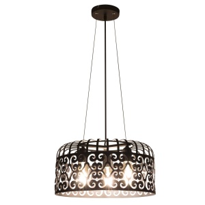 Pendul design clasic ALESSANDRA negru mat 2158 RX - Img 3