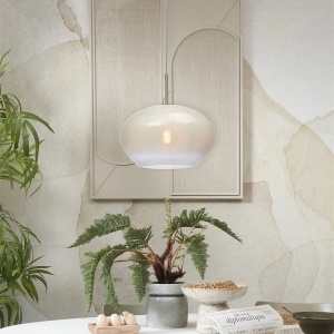 Pendul design decorativ Bologna gradient/alb - Img 2