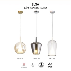 Pendul design decorativ Elsa Copa 1L transparent - Img 9