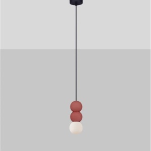 Pendul design decorativ ZERO rosu/opal - Img 4