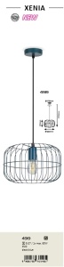 Pendul design industrial Xenia 4919 RX - Img 5