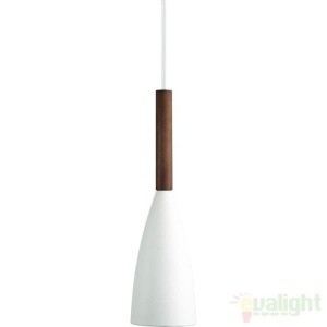 Pendul design minimalist diametru 10cm Pure alb 78283001 DFTP - Img 1