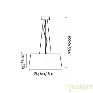 Pendul design modern AINA LED 64174 - Img 3