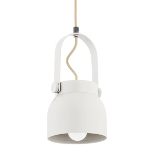 Pendul design modern LOGAN alb 14cm - Img 3