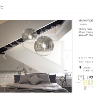 Pendul design modern MAPA FADE SP1 D40 161334 - Img 3