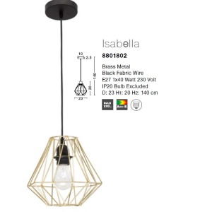 Pendul design modern minimalist Isabella NVL-8801802 - Img 2