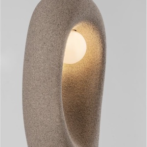 Pendul design modern, Stone Brown, TEMPUS, 18x48cm 169043 universul-luminii.ro
