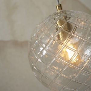 Pendul design modern Venice globe clar - Img 3