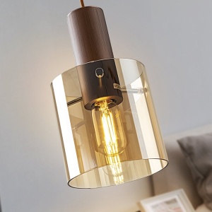 Pendul design modern Venize cupru/ chihlimbar - Img 2