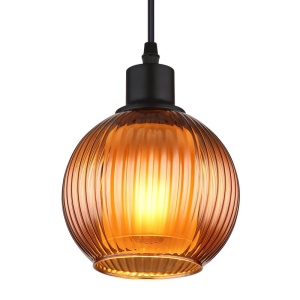Pendul design modern ZUMBA negru/bronz 236113 universul-luminii.ro