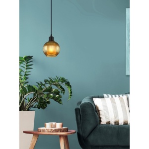 Pendul design modern ZUMBA negru/verde - Img 2