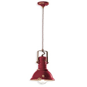 Pendul design retro realizata manual din ceramica INDUSTRIAL 216813 universul-luminii.ro