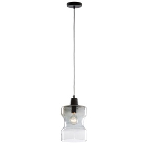 Pendul design vintage, sticla gri inchis CORBIN AA0024C15 JG 188713 universul-luminii.ro