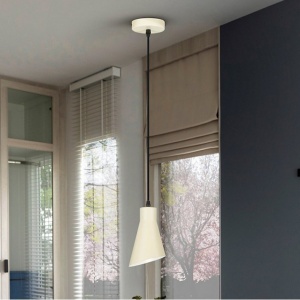 Pendul din metal crem satinat Bera