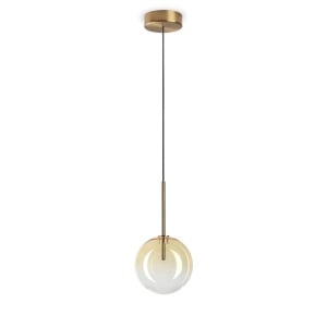 Pendul EQUINOXE SP1 D15 antique brass/ faded amber