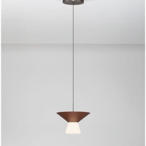 Pendul LED decorativ BARIS Rust Brown 22cm - Img 4