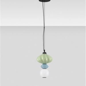Pendul LED decorativ ceramic Verde, Albastru, Alb, ONETA 244863 universul-luminii.ro
