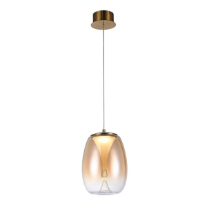 Pendul LED design decorativ modern PAMELA 20 amber