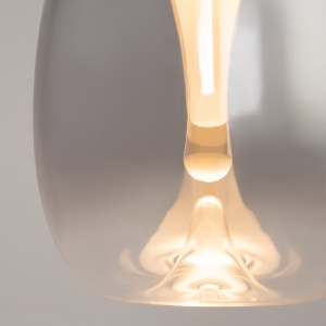 Pendul LED design decorativ Splash auriu/gri 225793 universul-luminii.ro