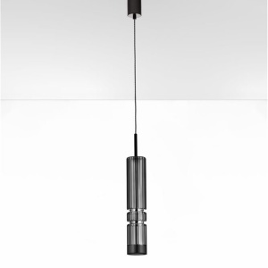 Pendul LED design modern BENTO gri fumuriu 232483 universul-luminii.ro