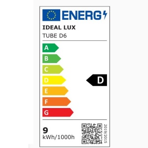 Pendul LED design modern minimalist Tube sp d6 negru 56333 universul-luminii.ro