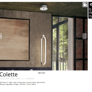 Pendul LED design ultra-modern Colette. crom SV-787147 - Img 4