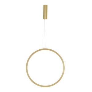 Pendul LED dimabil design modern Change auriu 60cm - Img 1