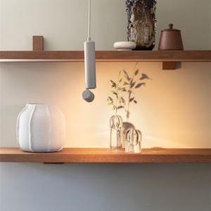 Pendul LED minimalist din aluminiu sand Milan