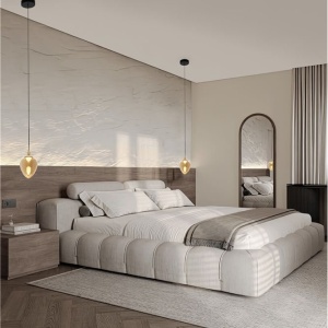 Pendul LED modern, Metal, Sticla, Champaign, Nali 168483 universul-luminii.ro